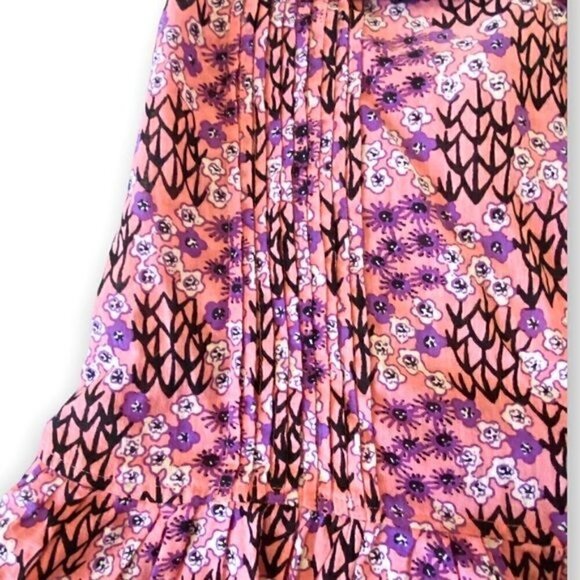 Poupette‎ St Barth dress, Pink Cold Shoulder Criss Cross Back A line Mini dress - Picture 9 of 14